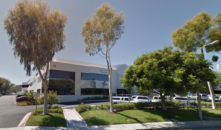 Irvine, California - one of Teav's plants earmarked for closure